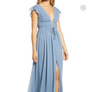 Lulus I'm all yours ruffle maxi dress